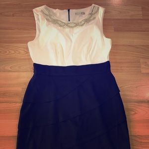 Black and white dress